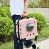 2026 New Pet Outdoor Portable Suitcase Cat Dog Bag, Luggage Compartment, Large Capacity Portable Aviation Suitcase Cat Bag