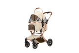 carrinho pet Foldable 4-Wheel Eco-friendly Pet Stroller Quick One-Hand Folded Portable Pet Bag Travel Carrier for Small/Medium D