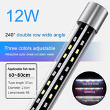 Waterproof RGB Aquarium LED Light (Wide Angle, Plant Grow, 27–57cm)