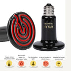 Ceramic Far-Infrared Heat Lamp for Reptiles — 25W-200W, 6 Power Options