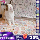 Washable Rabbit Floor Mat — Cotton Training Pad & Cage Liner