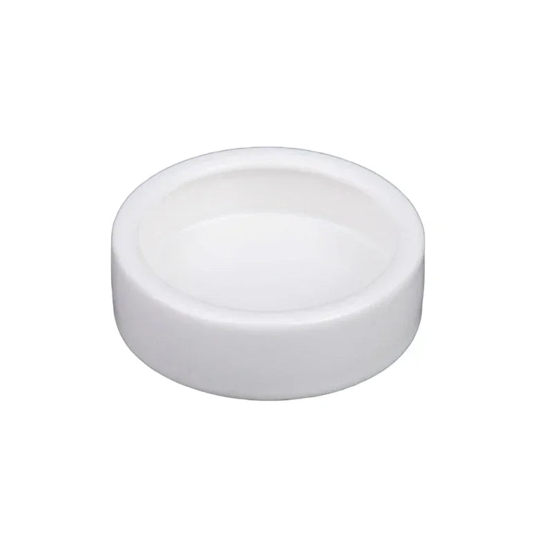 Anti-Escape Ceramic Feeder Dish — Worm-Proof Bowl for Geckos & Small Reptiles