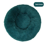 Round Plush Dog Bed