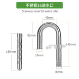 Stainless Steel Aquarium Filter Inlet & Outlet Tubes (Shrimp Safe)
