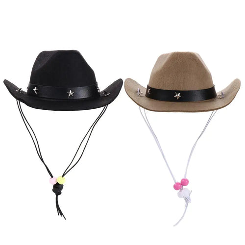 Cat Cowboy Hat (Pet Costume Party Accessory)