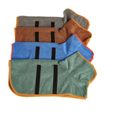 Absorbent Dog Towel Bathrobe — Soft 100% Cotton Wrap