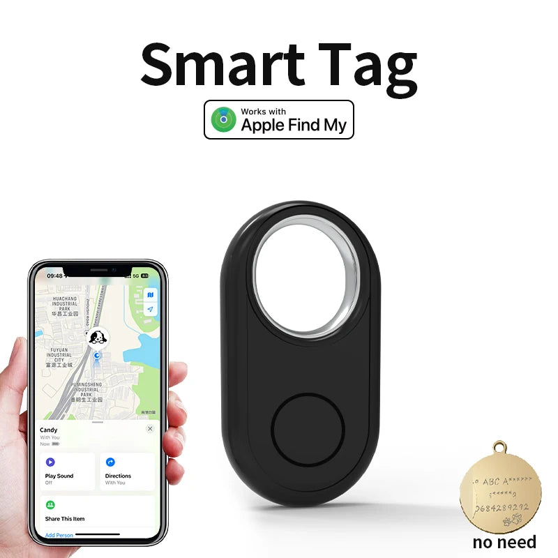 Apple Find My Collar Tracker with Sound Positioning for Pets