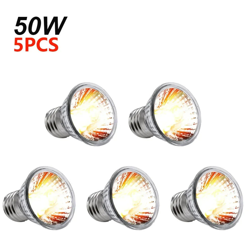 UVA+UVB Full Spectrum Reptile Basking Bulb — E27, Multi-Pack Options
