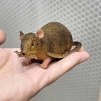 Simulation Mouse Rubber TPR Cat Toy — Bite-Resistant Halloween Prank Rat Model