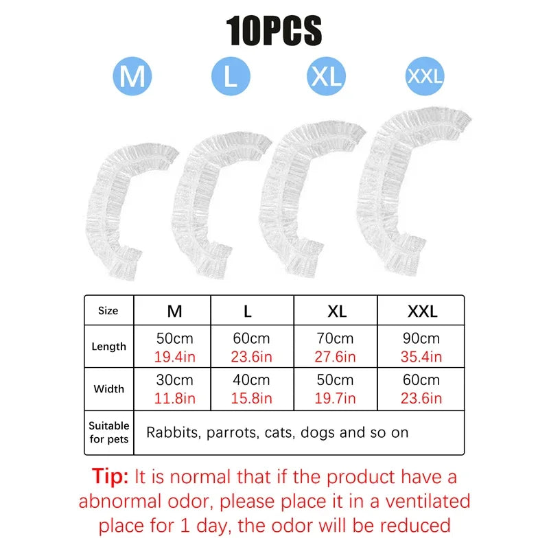 Disposable Cage Tray Liners (10-Pack) — Quick-Change Films for Small Pets