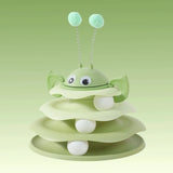 Little Bee Tumbler Toy — Self-Righting Spinning Cat Teaser