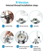 DIY Stainless Steel Aquarium CO2 Generator System Kit