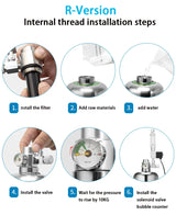 DIY Stainless Steel Aquarium CO2 Generator System Kit