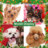 Christmas Red & Green Pet Bows (10 or 20 Piece Pack)