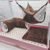 Double-Layer Hanging Hammock — Cozy Hideaway for Hamsters & Sugar Gliders