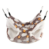 2-in-1 Cotton Hammock Bed for Small Pets & Birds — Warm Hanging Nest