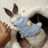 Winter Corduroy Sweater for Small Pets — Warm Pullover for Tiny Animals