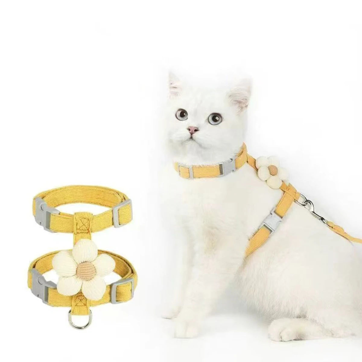 Step-In Harness & Leash Set for Cats & Dogs