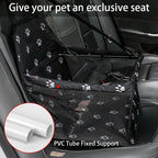 Dog Car Seat with Storage Pockets (Universal, Non-Slip, Small & Medium Dogs)