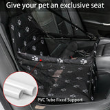 Dog Car Seat with Storage Pockets (Universal, Non-Slip, Small & Medium Dogs)