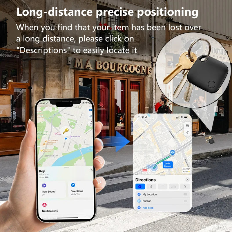 Smart Bluetooth Tag for Apple Find My - Anti-Lost Reminder