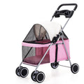 Portable Folding Pet Stroller for Cats, Dogs, Rabbits & Hamsters