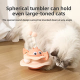 Little Bee Tumbler Toy — Self-Righting Spinning Cat Teaser