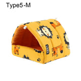 Small Animal Sleeping Nest — Warm Cotton Bed for Hamsters & Rabbits