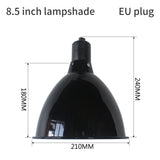 Deep Dome Reptile Lamp Fixture — Anti-Scald Protective Shade, 5.5"–10"