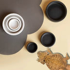 Anti-Escape Ceramic Reptile Feeder Dish — For Geckos, Snakes & Crawling Insects