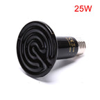 Far Infrared Ceramic Heat Emitter — No-Light Reptile Heater, 25W–200W