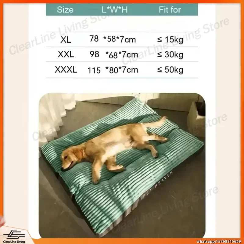 Corduroy Orthopedic Dog Bed for Large Dogs