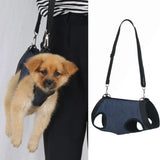 Dog Sling Harness Carrier with Pockets (Breathable, Adjustable, Outdoor)
