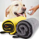 Microfiber Dog & Cat Towel — Super Soft, Quick-Absorbing Wiping Cloth