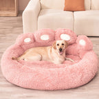 Fluffy Plush Winter Pet Bed Basket