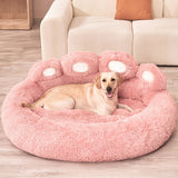 Fluffy Plush Winter Pet Bed Basket