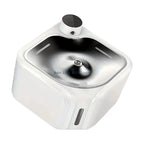 2.8L Auto Circulating Pet Water Fountain (Stainless Steel Tray, Non-Slip)