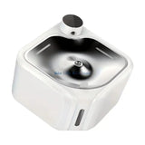2.8L Auto Circulating Pet Water Fountain (Stainless Steel Tray, Non-Slip)