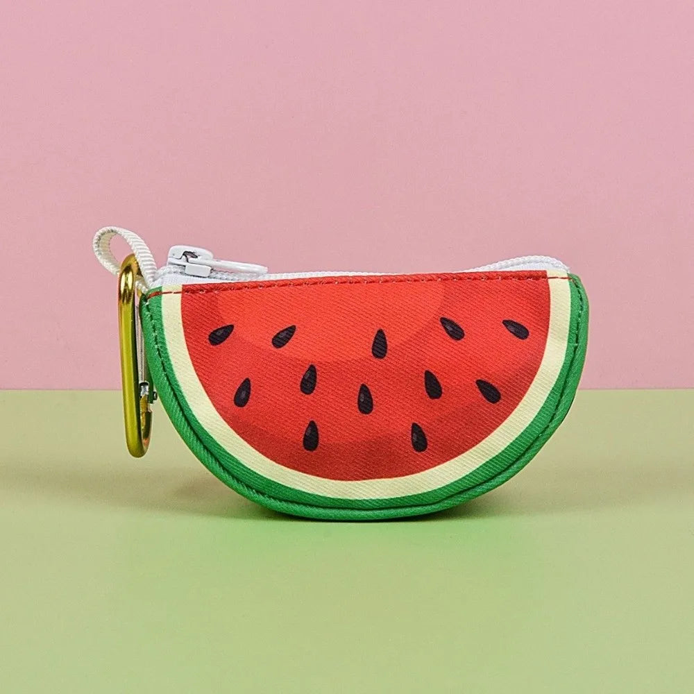Watermelon Dog Poop Bag Dispenser (Colorful, Hanging Ring)