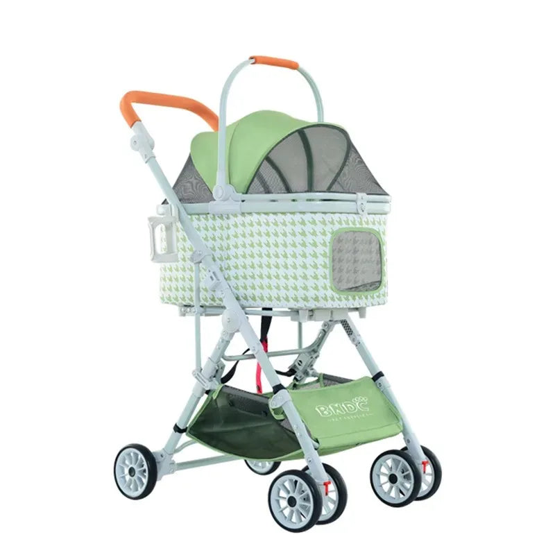 MAXFOR Luxury Washable Pet Stroller for Cats & Dogs up to 25 kg — Foldable