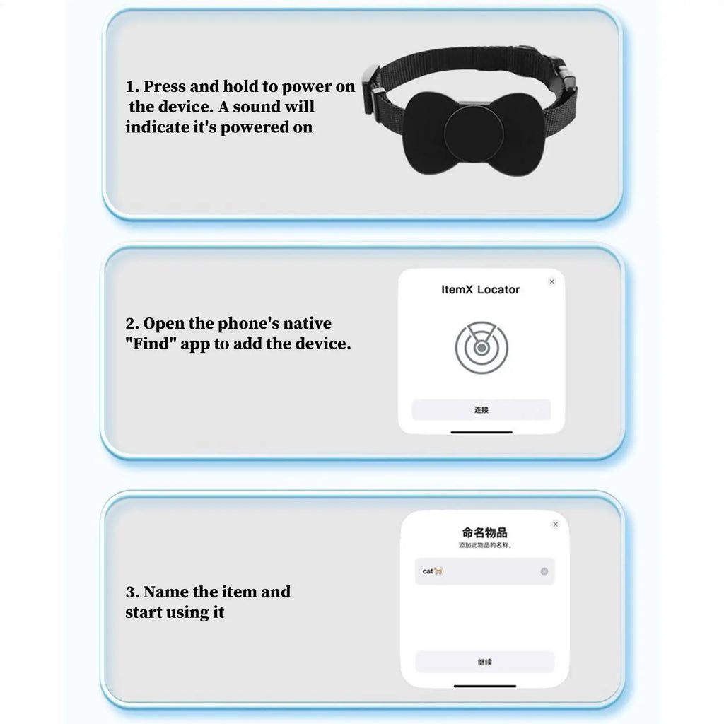 GPS Smart Locator Collar for Cats & Dogs - Comfortable Harness Design