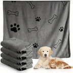 Microfiber Quick-Dry Pet Towel — Absorbent for Medium Dogs