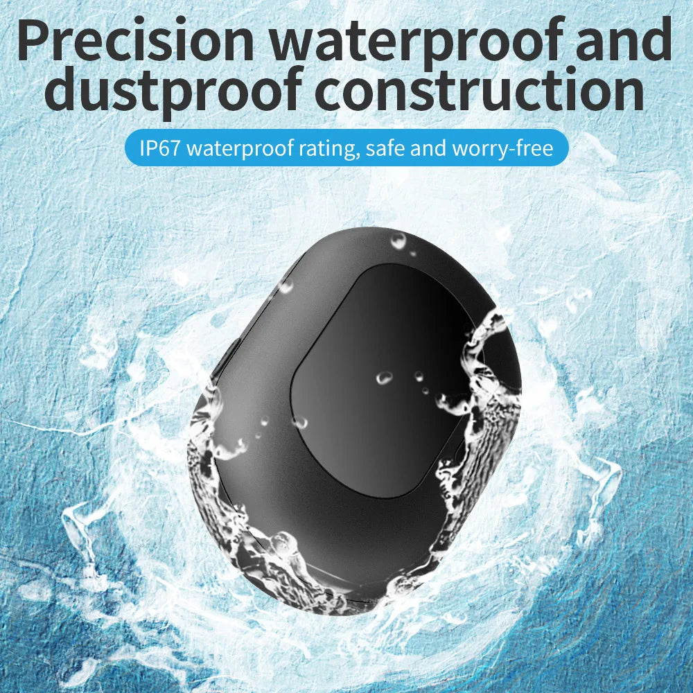 4G GPS Pet Tracker with Electronic Fence & Voice Monitor for Dogs & Cats - IP67 Waterproof