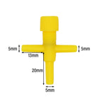 Aquarium Air Flow Control Valves for 5mm Tubing 10/20 Pack