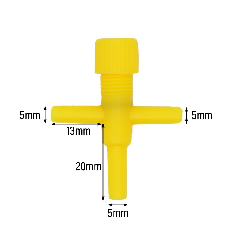 Aquarium Air Flow Control Valves for 5mm Tubing 10/20 Pack