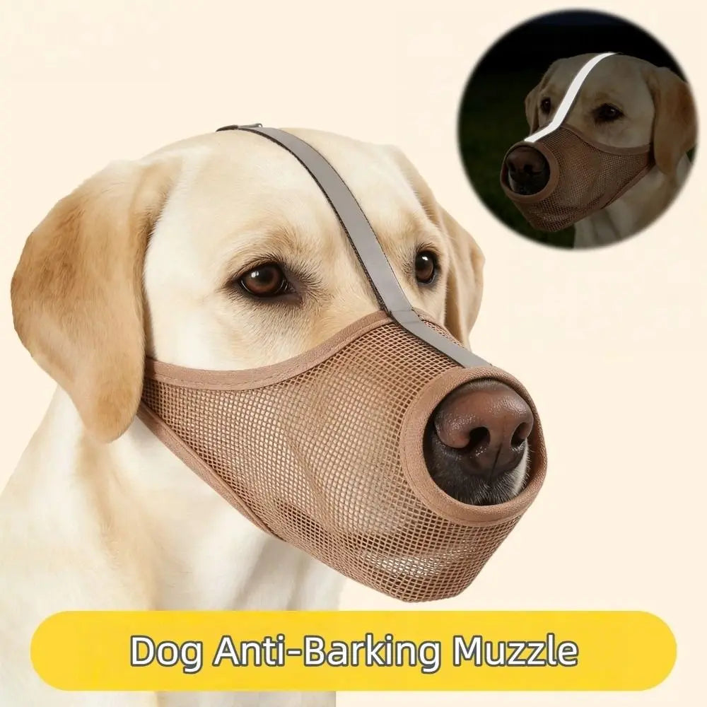 Portable PVC Dog Muzzle (Washable, Multi-Size)
