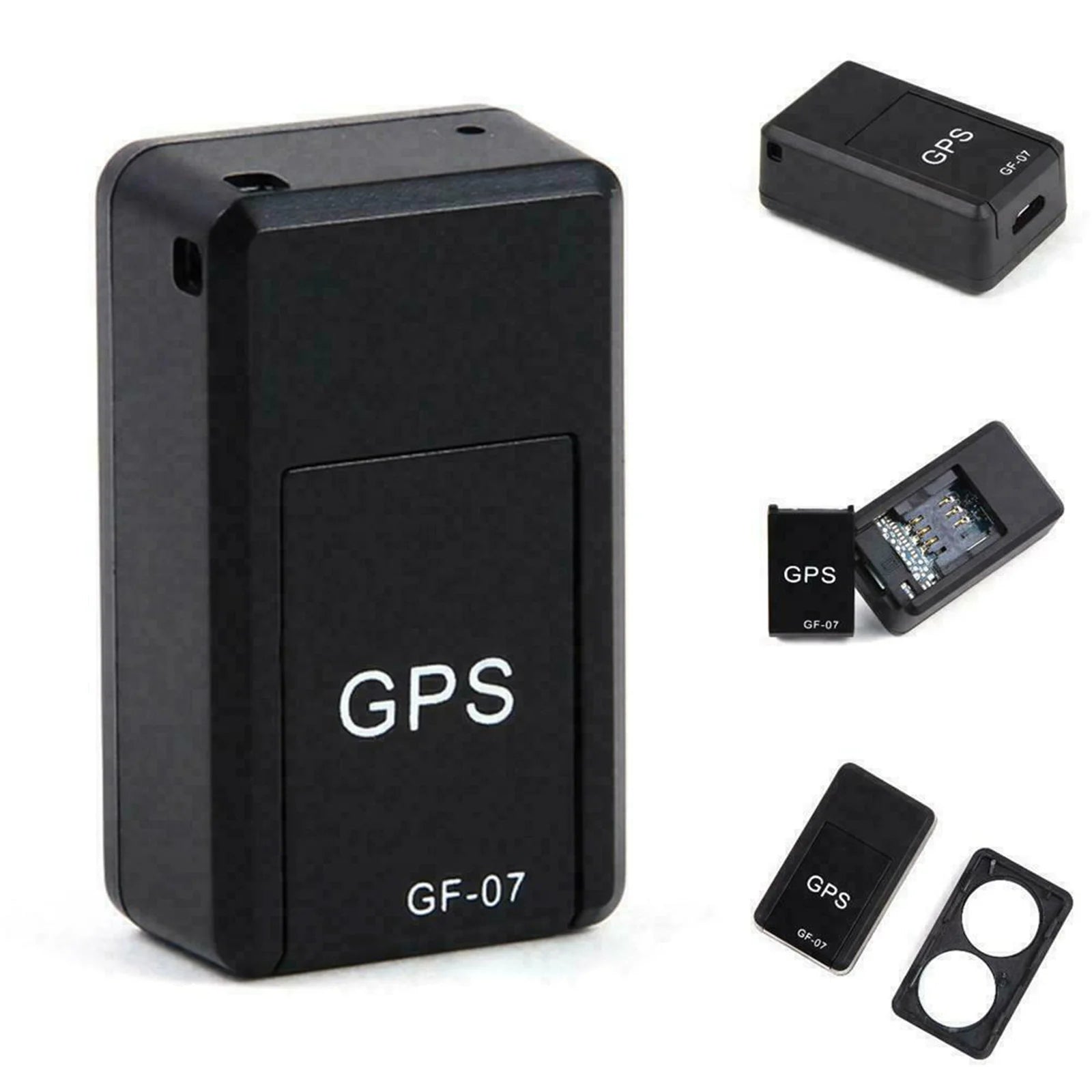 Mini Magnetic GPS Tracker for Vehicles, Kids & Elderly - Real-Time