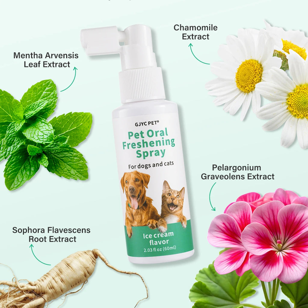 Plant-Based Fresh Breath Spray — No-Brush Tartar & Plaque Remover