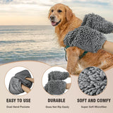 Microfiber Dog Drying Towel — Super Absorbent, 31 x 13 Inch