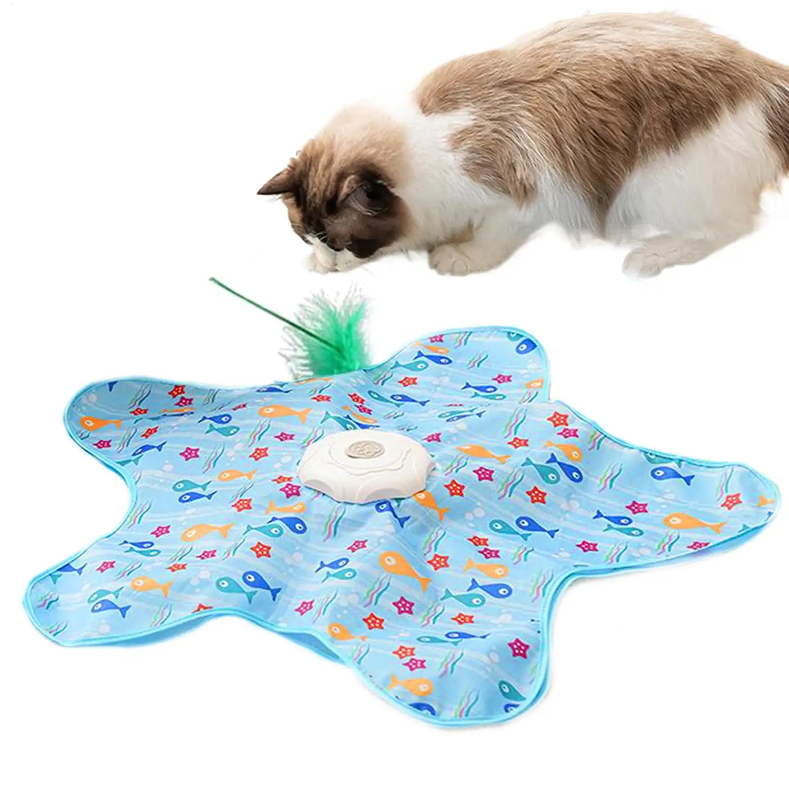 Star-Shaped Automatic 3-Speed Cat Toy — Chew-Proof Mental Stimulation Trainer